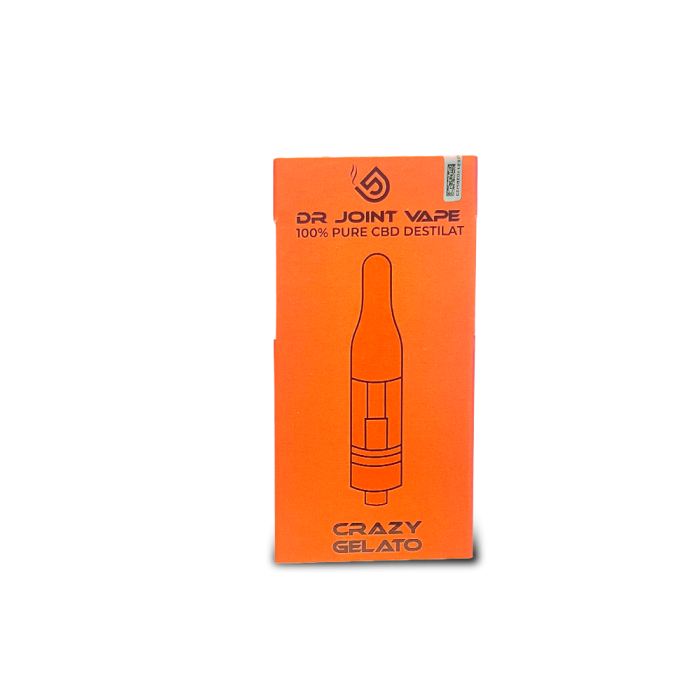CBD картрідж до вейпа Dr. Joint зі смаком CRAZY GELATO 0,5 мл