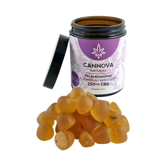 CBG Конопляні желейки CANNOVA з вересом і омелою